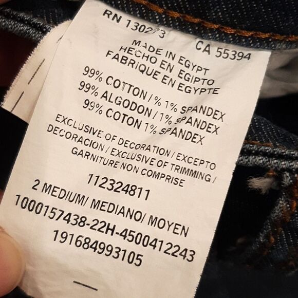 Lee Womens 2 Medium Denim Jeans - Picture 3 of 8